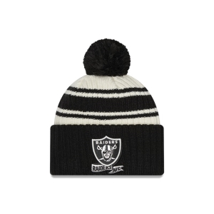 Prendas De Punto New Era Las Vegas Raiders NFL Sideline Beanie Gorras Negros | TCXAQ-1093