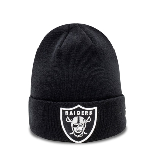 Prendas De Punto New Era Las Vegas Raiders Essential Cuff Beanie Gorras Negros | WQBRM-0481