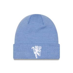 Prendas De Punto New Era Manchester United Seasonal Pastle Beanie Gorras Azules | CPSIY-9130