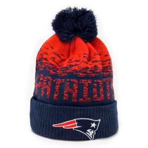 Prendas De Punto New Era New England Patriots Ombre Deporte Beanie Gorras Azules | FNQAU-8920