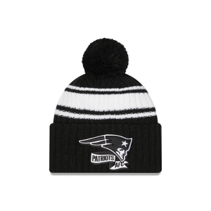 Prendas De Punto New Era New England Patriots NFL Sideline Beanie Gorras Negros | NGYPF-2419