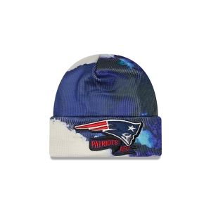 Prendas De Punto New Era New England Patriots NFL Sideline Oceanside Beanie Gorras Azules | RZGJW-1087