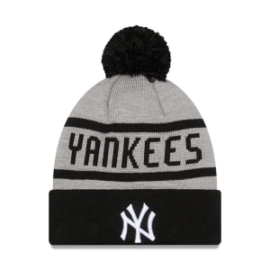 Prendas De Punto New Era New York Yankees Beanie Gorras Grises | JKLTA-6431