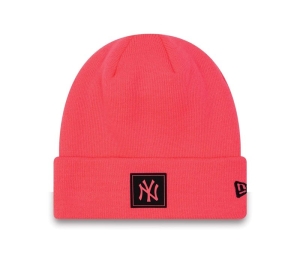 Prendas De Punto New Era New York Yankees Neon Beanie Gorras Rosas | YWONK-7035
