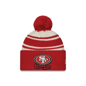 Prendas De Punto New Era San Francisco 49ers NFL Sideline Beanie Gorras Rojos | CFRED-1394