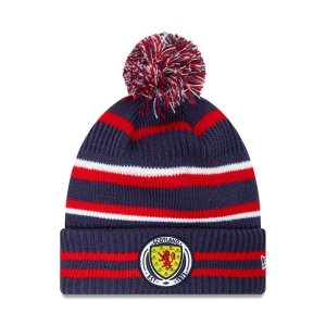 Prendas De Punto New Era Scottish Fa Deporte Youth Beanie Gorras Azules | LIAXY-4850