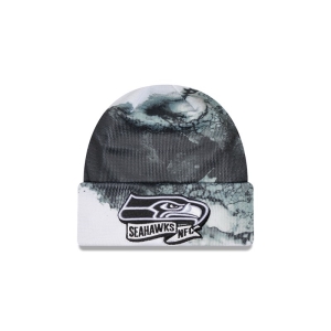 Prendas De Punto New Era Seattle Seahawks NFL Sideline Beanie Gorras Negros | OWCUE-6248