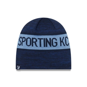 Prendas De Punto New Era Sporting Kansas City Mls Kick Off Beanie Gorras Azules | TJAIQ-7153