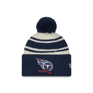 Prendas De Punto New Era Tennessee Titans NFL Sideline Beanie Gorras Azules | IGHDL-4126