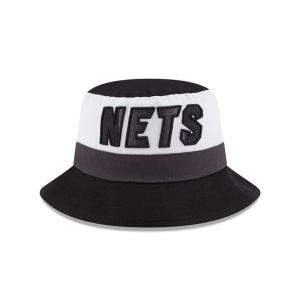 Sombreros De Pescador New Era Brooklyn Nets NBA Back Half Negros | MSFZP-2465