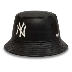 Sombreros De Pescador New Era New York Yankees MLB Cuero Negros | LMPHT-0729