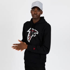 Sudadera Con Capucha New Era Atlanta Falcons Pullover Team Logo Negros | BLWQS-7680