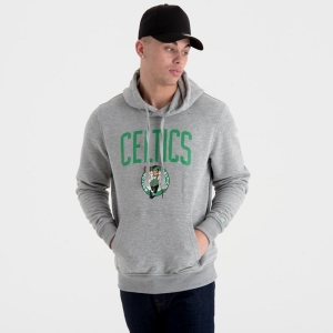 Sudadera Con Capucha New Era Boston Celtics Team Logo Grises | RVNFP-0963