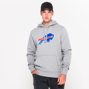 Sudadera Con Capucha New Era Buffalo Bills Pullover Team Logo Grises | WVSPH-0281