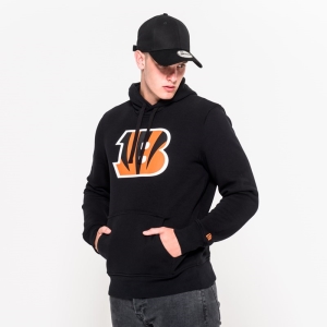 Sudadera Con Capucha New Era Cincinnati Bengals Team Logo Negros | OMZUK-2873