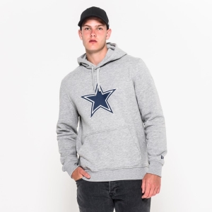 Sudadera Con Capucha New Era Dallas Cowboys Team Logo Grises | IGKOB-6859