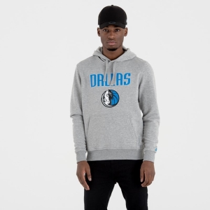 Sudadera Con Capucha New Era Dallas Mavericks Team Logo Pullover Grises | VRPLY-5762