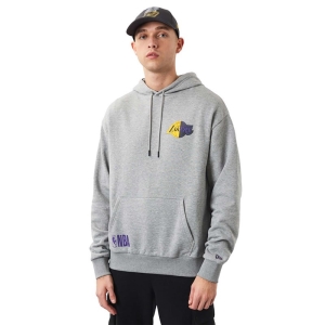 Sudadera Con Capucha New Era La Lakers NBA Team Logo Grises | CDUIG-5710
