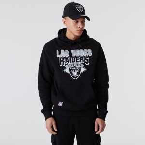 Sudadera Con Capucha New Era Las Vegas Raiders NFL Team Logo Negros | DYGSJ-1097