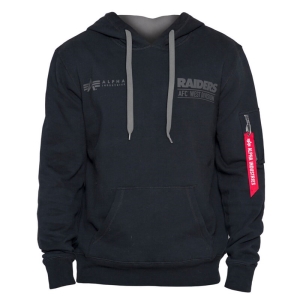Sudadera Con Capucha New Era Las Vegas Raiders X Alpha Industreis Negros | MQSDY-6038