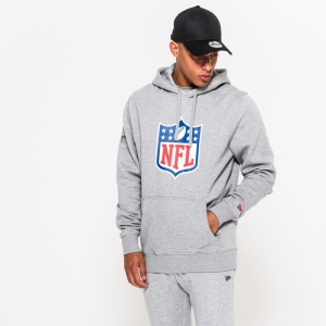 Sudadera Con Capucha New Era NFL Logo Grises | OCZPM-6503