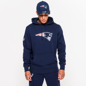 Sudadera Con Capucha New Era New England Patriots Team Logo Azules | JIMLT-6048