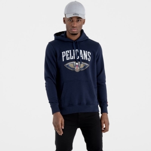 Sudadera Con Capucha New Era New Orleans Pelicans NBA Team Logo Azules | MNPTB-4819