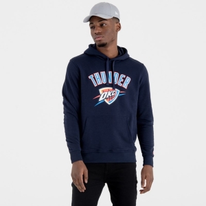 Sudadera Con Capucha New Era Oklahoma City Thunder Team Logo Azules | XLONF-7324