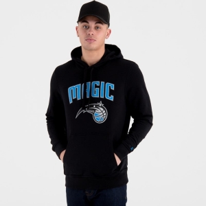 Sudadera Con Capucha New Era Orlando Magic Team Logo Negros | OYHXL-9174