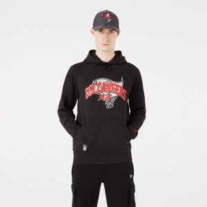 Sudadera Con Capucha New Era Tampa Bay Buccaneers NFL Team Logo Negros | HMOYR-6907