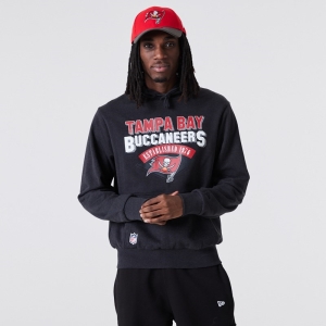 Sudadera Con Capucha New Era Tampa Bay Buccaneers NFL Team Logo Grises | JYZDU-1078