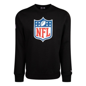 Sudaderas New Era NFL Logo Crew Neck Negros | TSYQR-4758